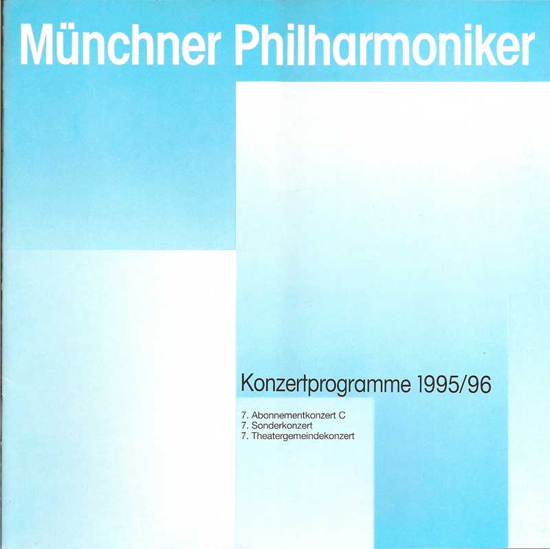 Programmheft letztes Konzert
